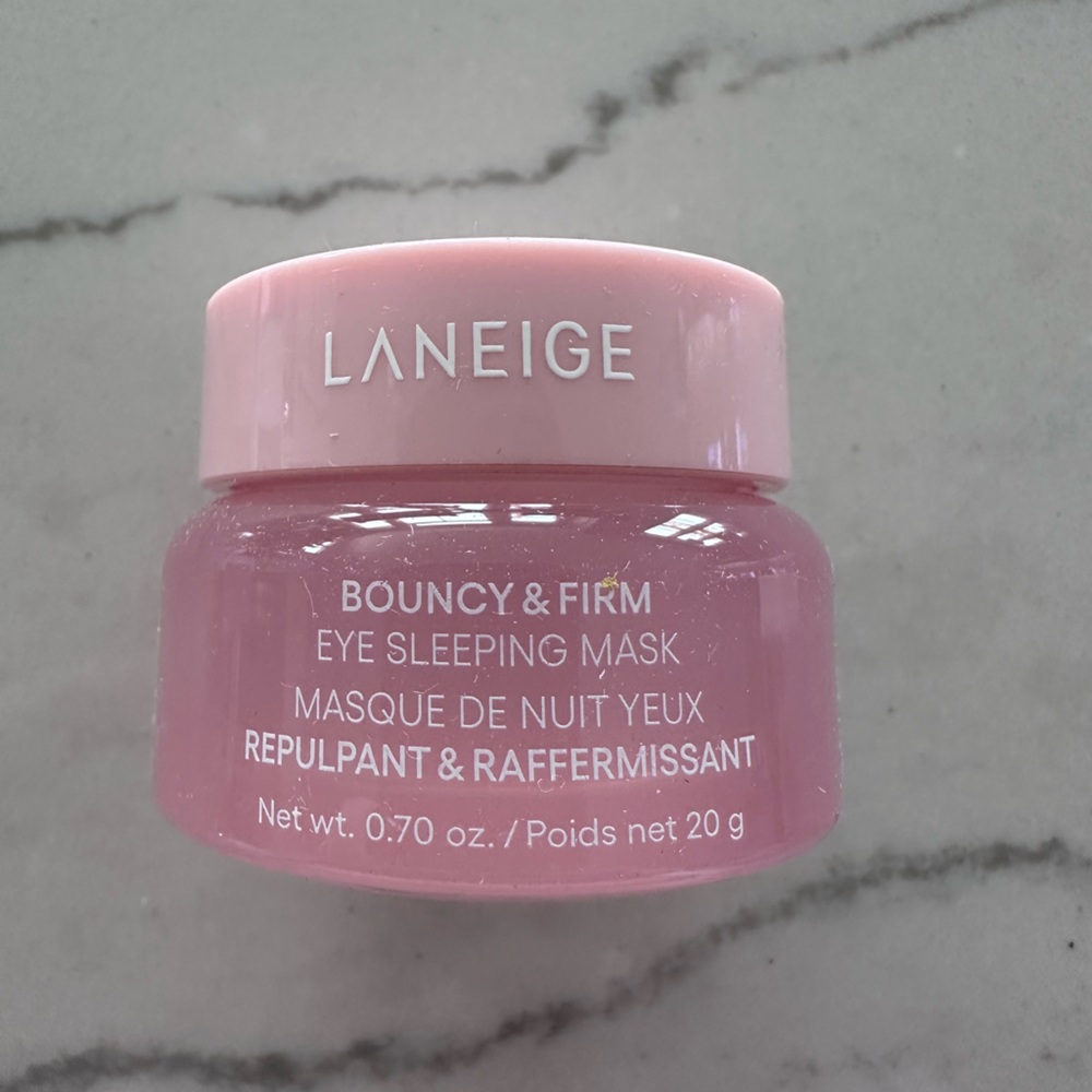 LANEIGE Bouncy & Firm Eye Sleeping Mask w/Caffeine Niacinamide Korean Beauty NIB - Picture 4 of 13